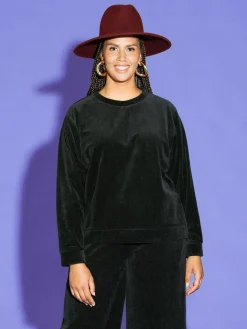 Abbie Sweater - Corduroy Black