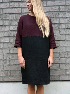 ADA Pellavamekko - burgundi / musta