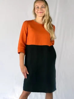 ADA Pellavamekko - oranssi / musta