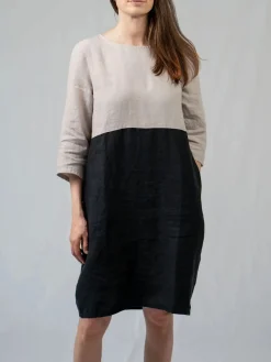 ADA Pellavamekko- hiekka / musta