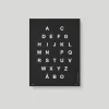 ALPHABET JULISTE - BLACK