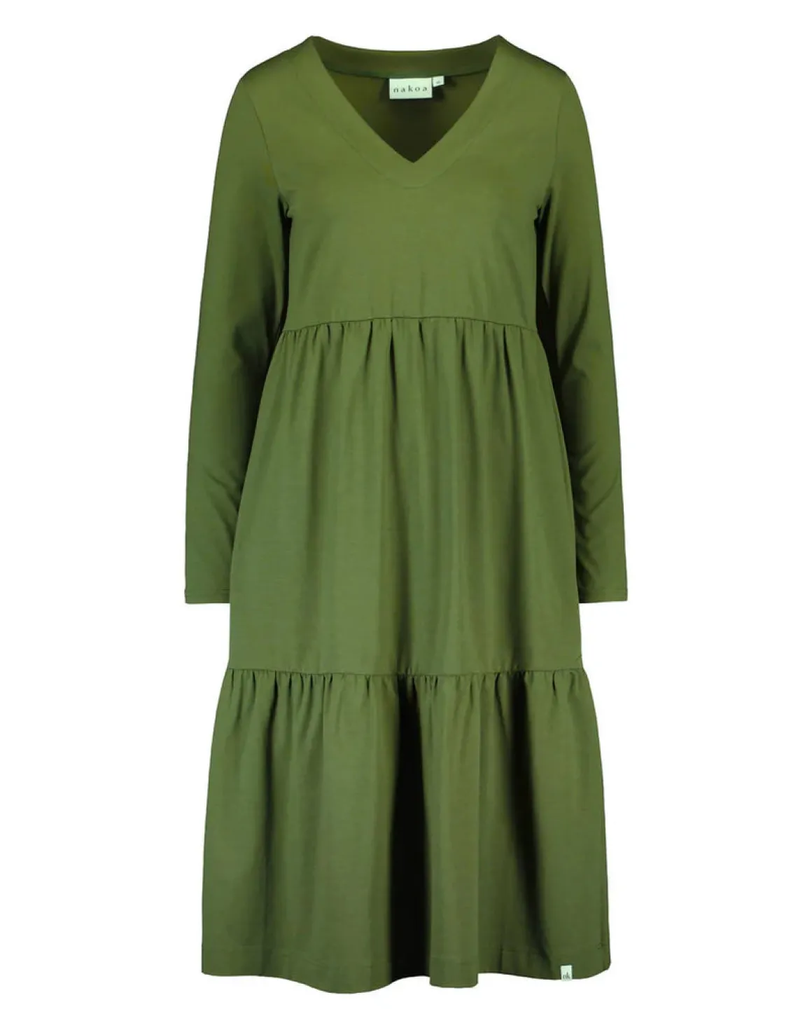 Amelie Dress kerrosmekko - Chive