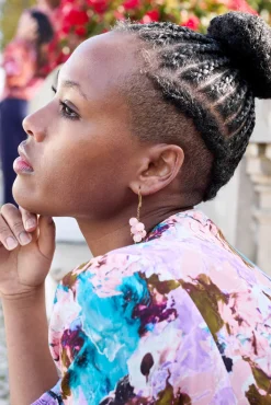 Anamika Earrings - Light Pink