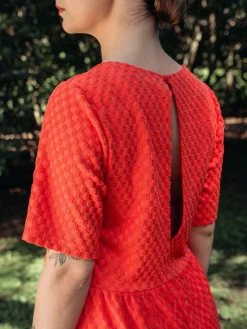 Andy Jumpsuit - Square Red