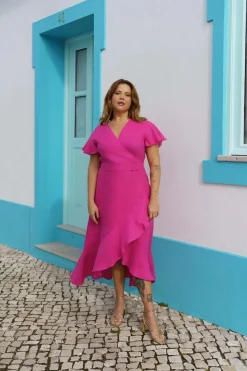 Annika Dress - Candy Pink