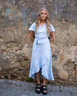 Annika Dress - Sky Blue