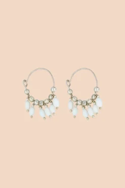 Athena Earrings - White