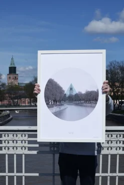 Aurajoki ennen - juliste