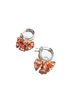 Blooming Sorbet Cranberry 925 Silver - korvakorut