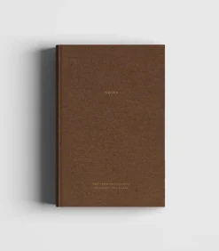 Brown Linen & Golden Notebook - That dream was planted in your heart