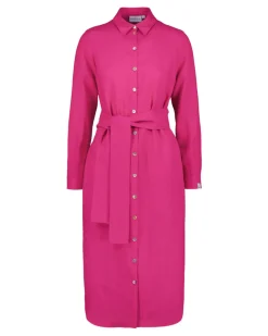 Chloe Linen Dress - Candy Pink