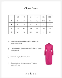 Chloe Linen Dress - Candy Pink