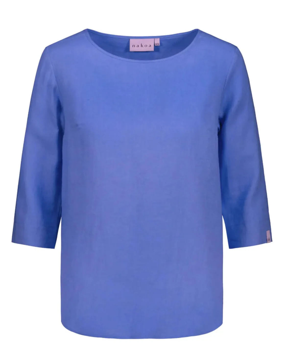 Classic Linen Blouse - Marina Blue