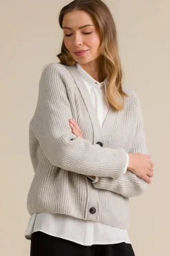 Cleo Neuletakki- Vaaleanharmaa