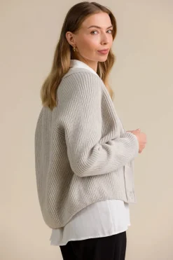 Cleo Neuletakki- Vaaleanharmaa