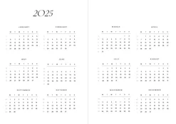 Cozy Planner 2025 - Green Stripes