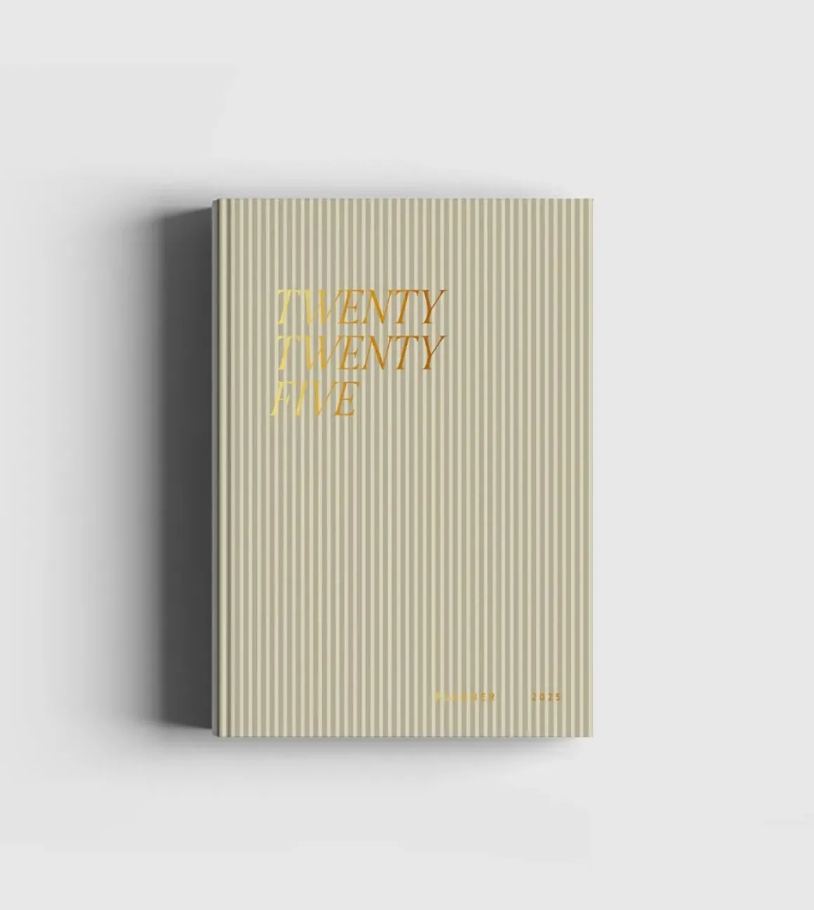 Cozy Planner 2025 - Sand Stripes