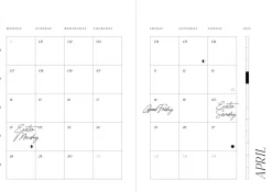 Cozy Planner 2025 - Sand Stripes