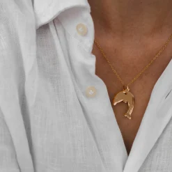 Delfiini-kaulakoru - Kulta