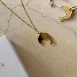Delfiini-kaulakoru - Kulta