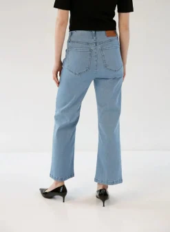 Denim Wide Faded Blue