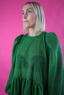 Dishy Dress - Glitter Vihreä