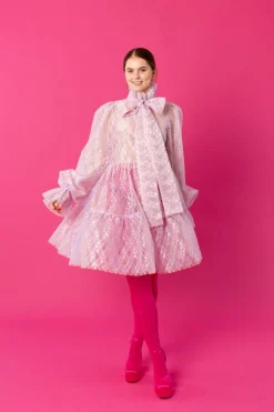 Dishy Dress - Lace Lavender