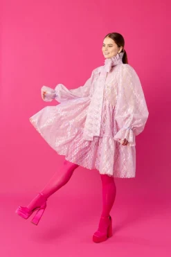 Dishy Dress - Lace Lavender