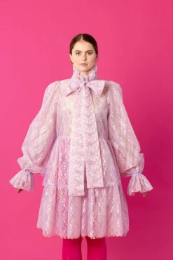 Dishy Dress - Lace Lavender