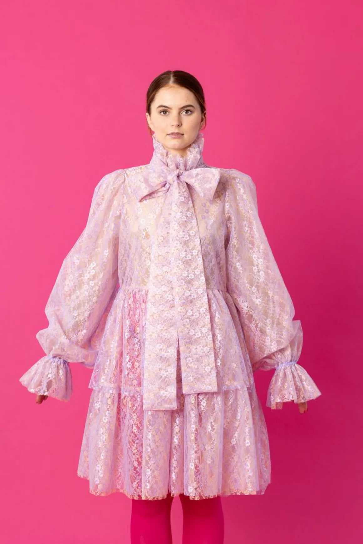 Dishy Dress - Lace Lavender