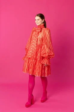 Dishy Dress - Lace Red