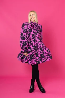 Dishy Dress - Pinkki Kukka