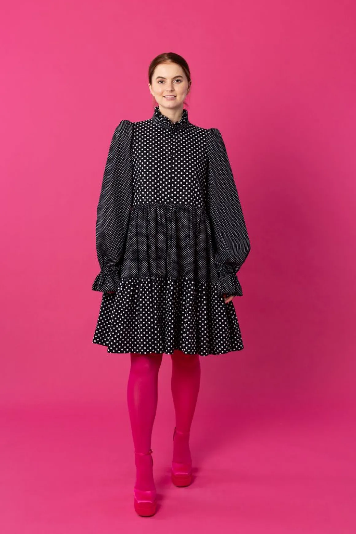 Dishy Dress - Polka Dots