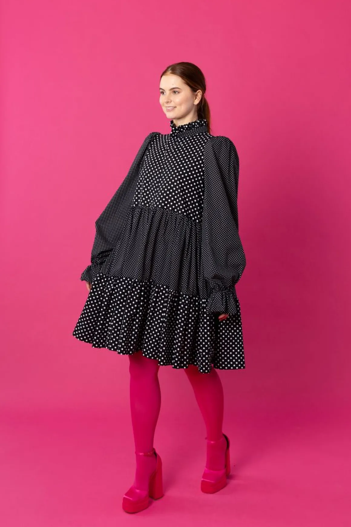 Dishy Dress - Polka Dots
