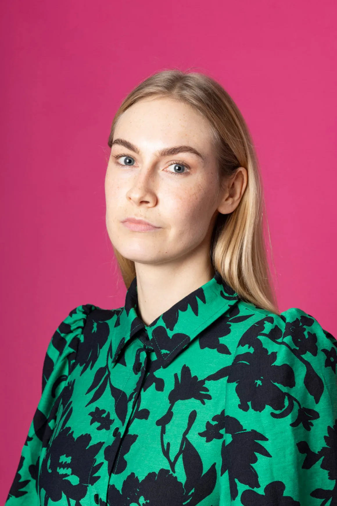 Dishy Dress - Vihreä Kukka