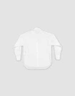 Dropped Shoulder Shirt - White
