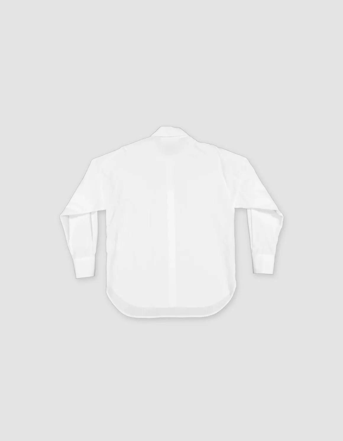 Dropped Shoulder Shirt - White