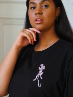 Easy Tiger Oversize T-shirt - Black