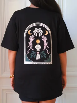 Easy Tiger Oversize T-shirt - Black