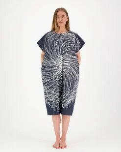 Elegance - Pyörre siniharmaa/valkoinen