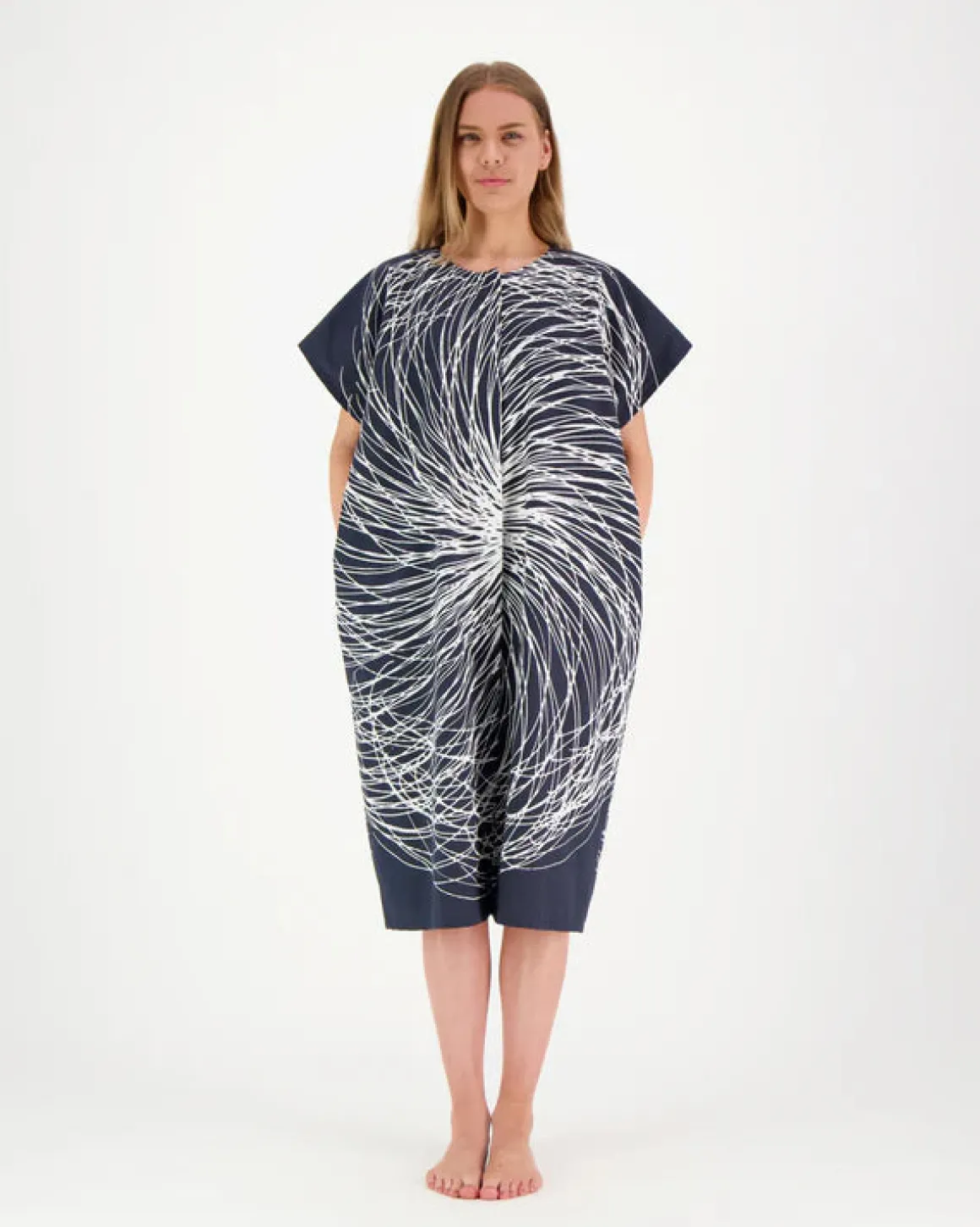 Elegance - Pyörre siniharmaa/valkoinen