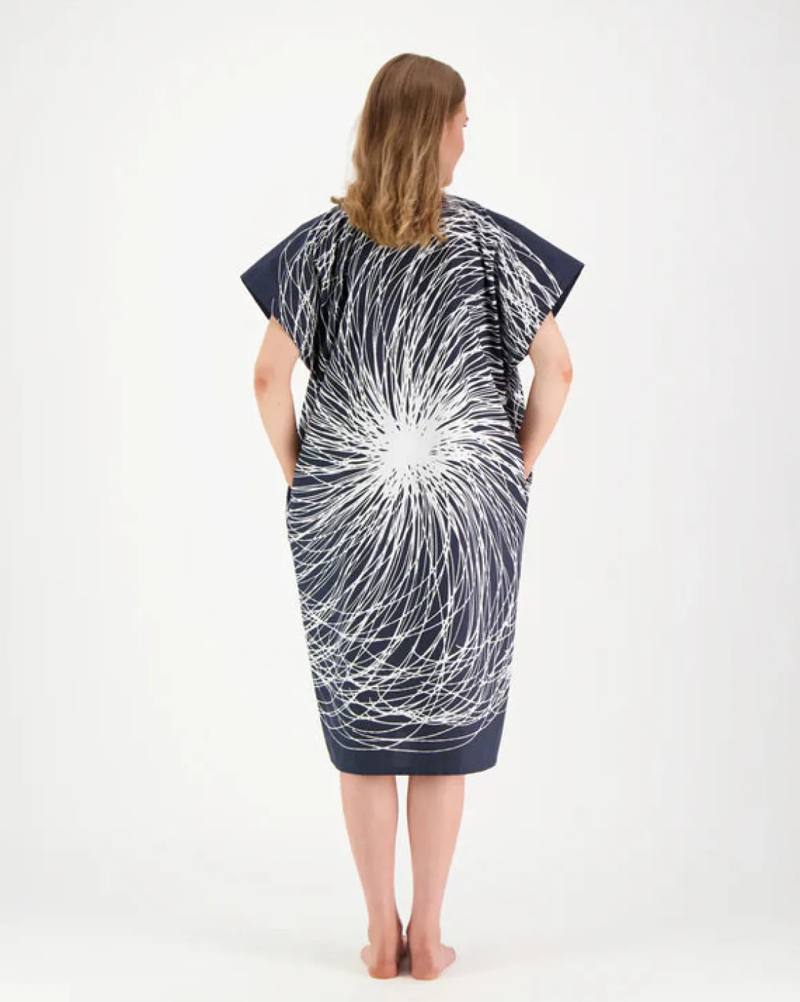 Elegance - Pyörre siniharmaa/valkoinen