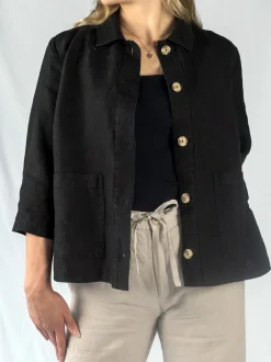 ELSA Pellavajakku - Musta