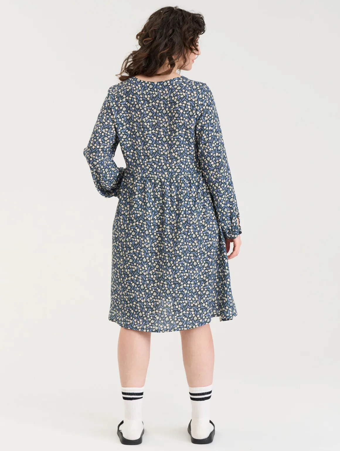 Elviira Printtimekko - Tummansininen kehäkukka