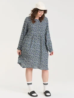 Elviira Printtimekko - Tummansininen kehäkukka