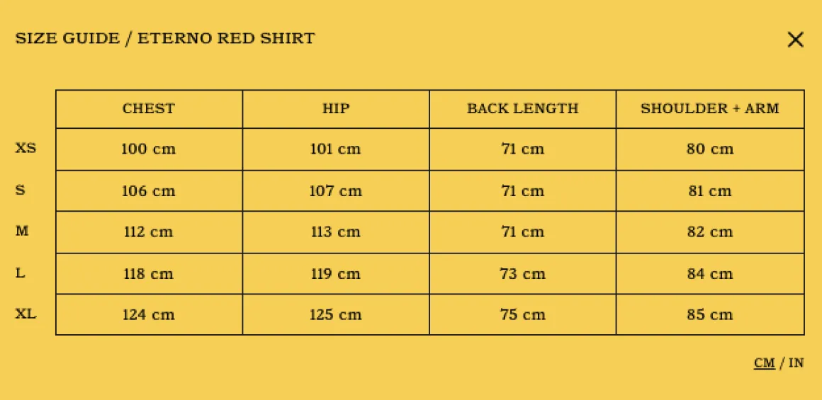 Eterno Red Shirt
