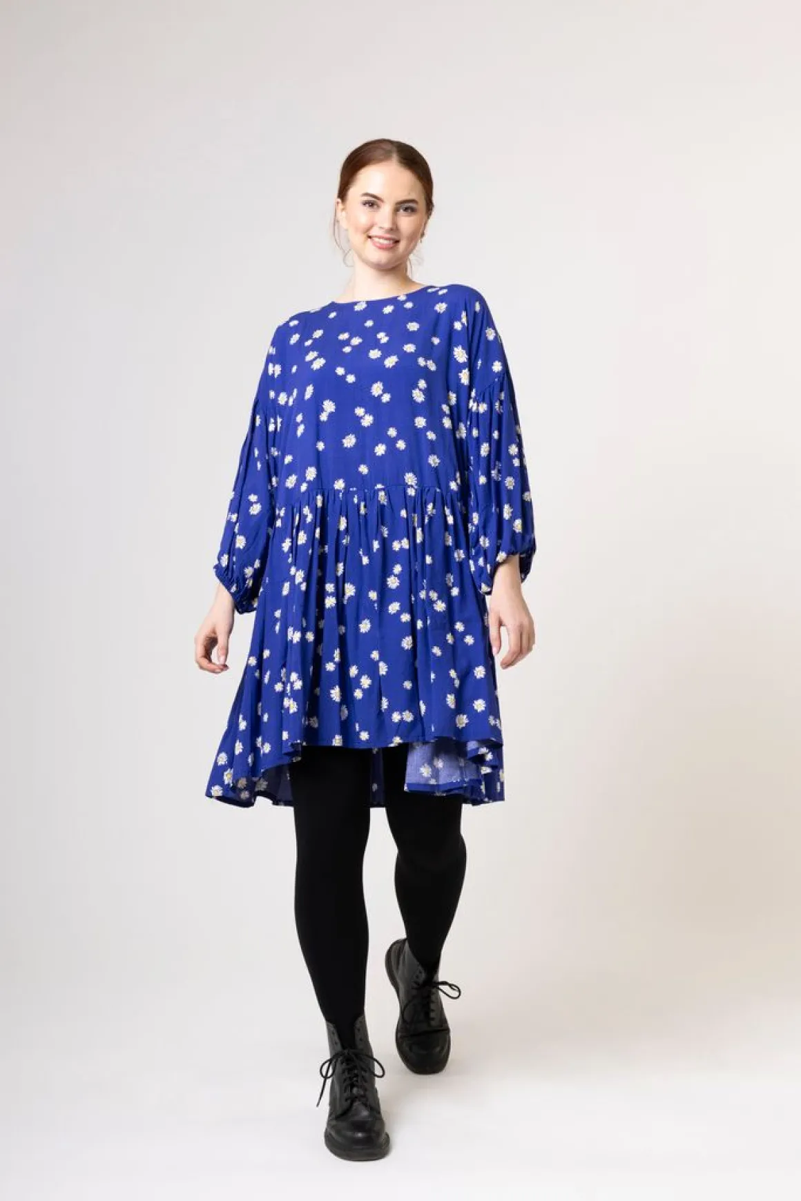 Flirty Dress - Daisy Blue