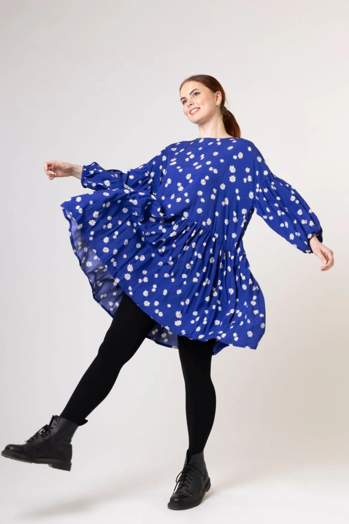 Flirty Dress - Daisy Blue