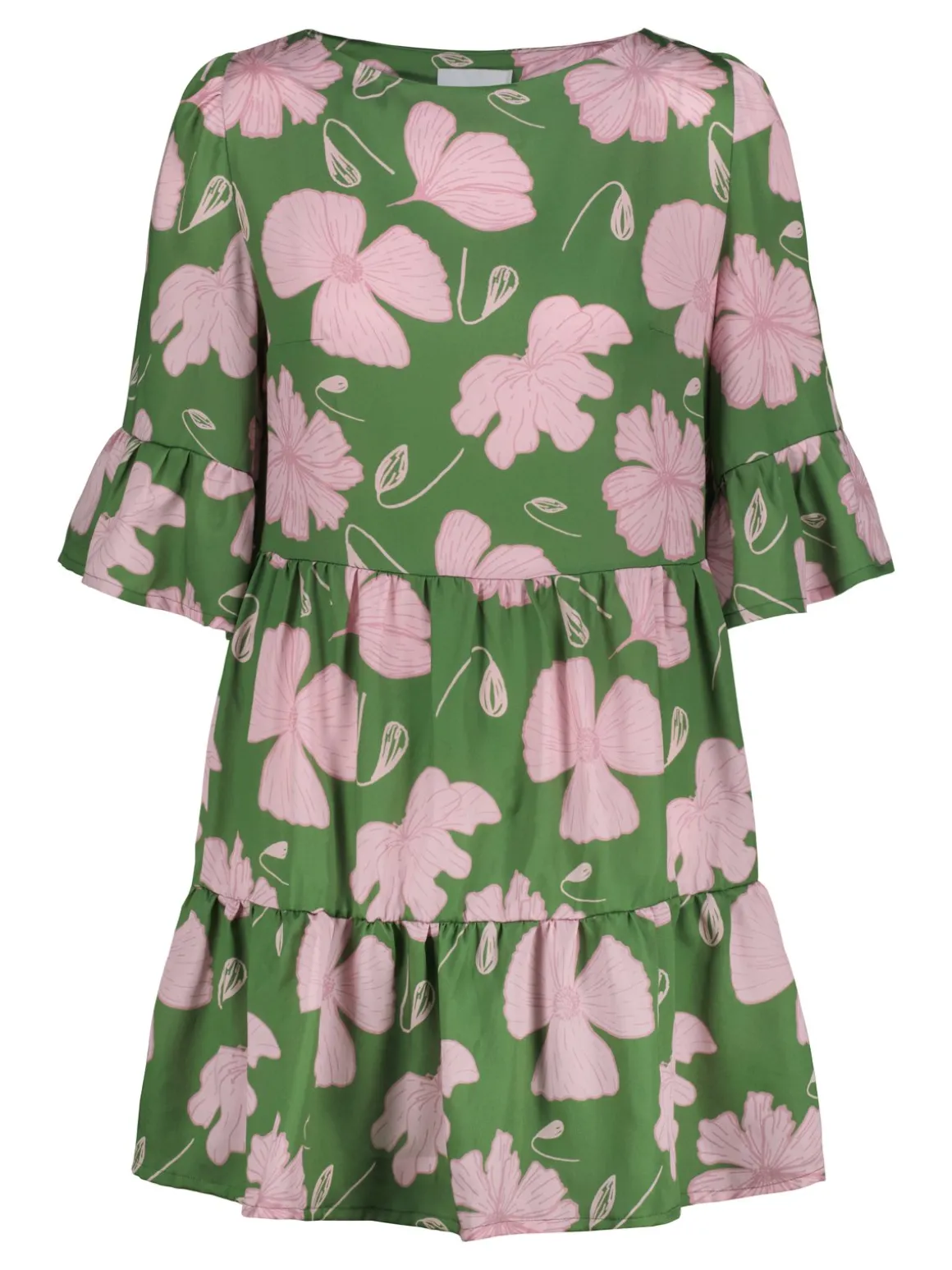 Floral Blush Frill Dress