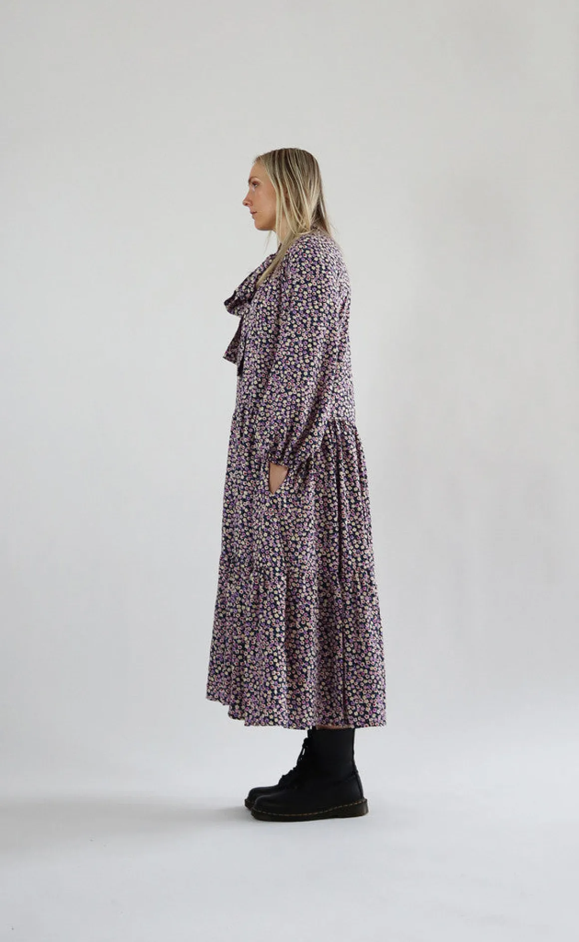 Flowy Long Dress - Kukkaniitty